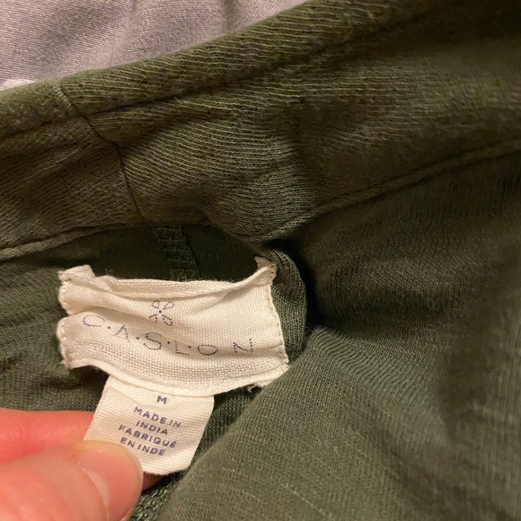 Caslon khaki green jersey blazer - size M (purchased at Nordstrom) - Picture 5 of 5